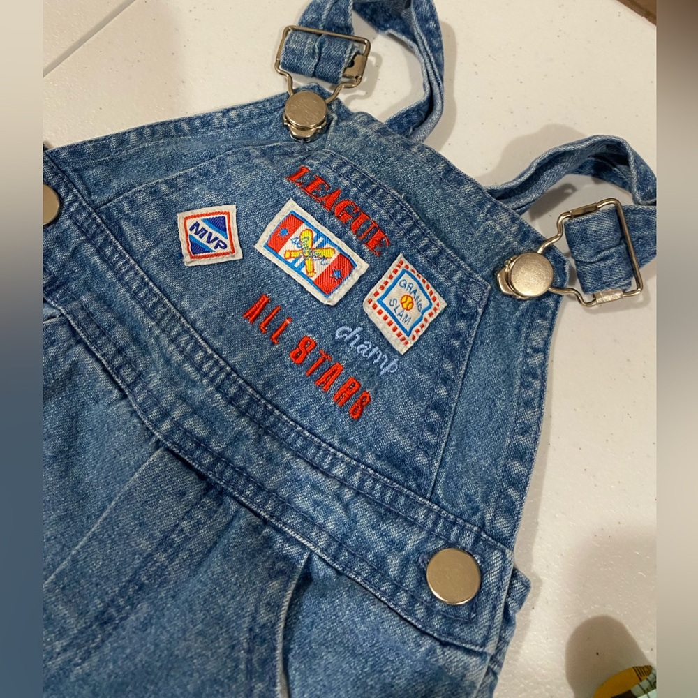 Vintage little league all-star overalls